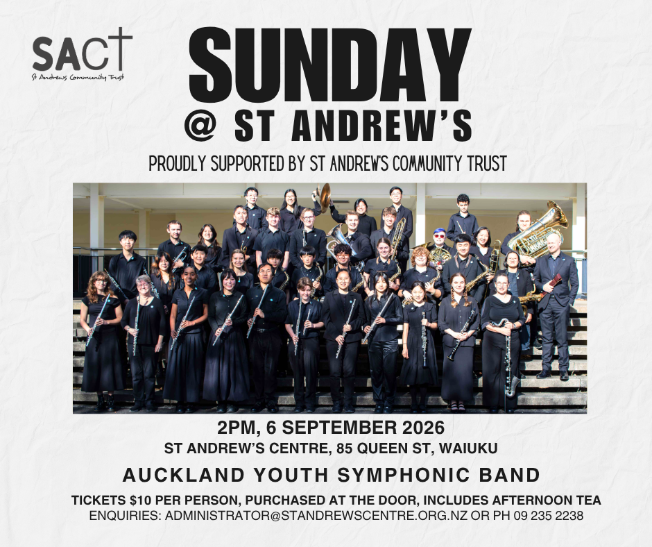 Sunday St Andrews 2 August 2026 Facebook Post